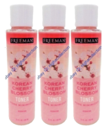 ( Lot 3 ) Freeman Pore Minimizer Korean Cherry Blossom Toner 6.1 oz Ea - $534.94 MXN