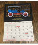 Vintage Wellington service 1985 calendar Pierce great arrow car calendar  - €17,15 EUR