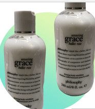 deal 2 pack Philosophy Amazing Grace Ballet Rose Firming Body Emulsion 8 OZ. - £32.03 GBP