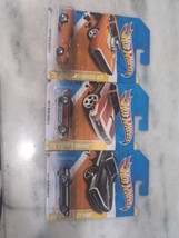 Three (3) Hot Wheels 2011 New Models- 70 Charger, 68 Camaro, 69 Shelby G... - £14.21 GBP