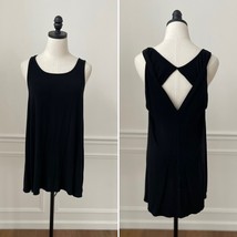 Umgee Black Tunic Tank Top Back Cut Out M - $310.24 MXN
