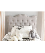 Andor Greyish Beige Fabric Twin Size Headboard - $120.00
