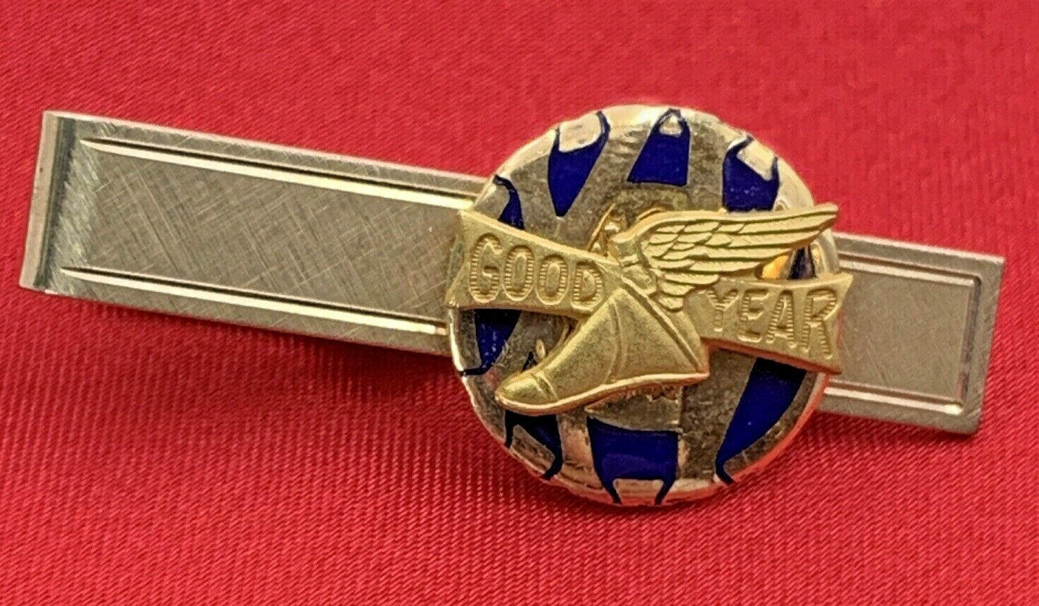 Primary image for Good Year Tie Clip Winged Foot Goodyear 15 Year Vintage 1/10-10K 21-242