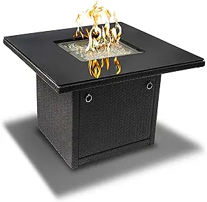410 Series - 36-Inch Outdoor Propane Gas Fire Table, Slate Grey/Square - $1,334.99