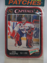 Don Beaupre Washington Capitals NHL Hockey VTG 1992 Sealed Sew On Patch ... - £5.76 GBP