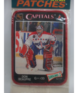 Don Beaupre Washington Capitals NHL Hockey VTG 1992 Sealed Sew On Patch ... - £5.75 GBP