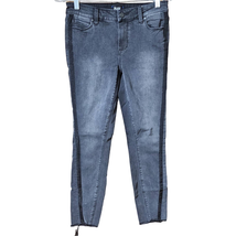 Paige Verdugo Ankle Black Twisted Seam Side Stripe Jeans Size 28 - £27.59 GBP