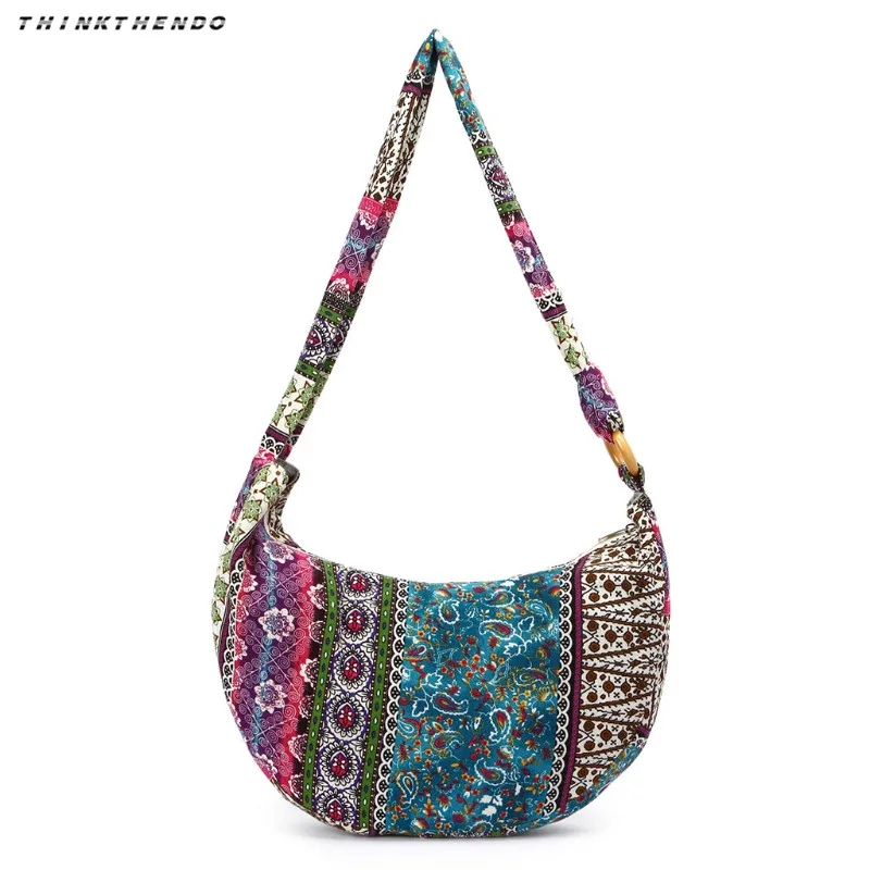 New Women Ladies Vintage Ethnic Shoulder Bag Girls Female Fashion Crossbody Boho - £22.30 GBP