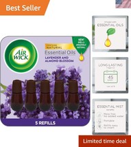 5 Fl Oz Essential Oils Refill Pack: Lavender &amp; Almond Blossom Aroma Fres... - $39.50