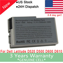 Fancy Laptop Battery For Dell Latitude D520 D500 D600 D610 C1295 New 6 Cell - $32.29