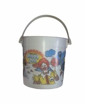 Mcdonald’s Happy Pail Bucket Vintage 1983 With Olympics Advertisement - $129.25 MXN