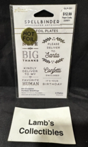 Spellbinders - All-Occasion Mailbox Greetings - Glimmer Hot Foil Plates ... - £11.32 GBP