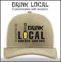 Richardson 112 Truckers Hat with Drink Local Theme - Customizable with y... - $20.00