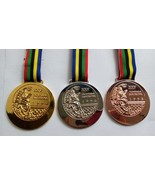 Barcelona 1992 Olympic Replica Medals Set (Gold/Silver/Bronze) with Ribb... - £71.14 GBP