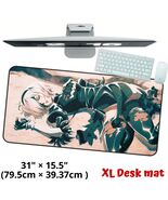 Nier 2B Waifu Desk Mat Anime Large Game Nier Automata Keyboard Laptop Mo... - $26.99