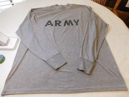 Army military T shirt pfu Fitness uniform pre owned Xlarge XL long sleev... - £12.14 GBP