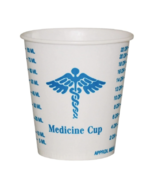 Solo Graduated Medicine Cups 3 oz Medical Print Wax Coated Paper - Case ... - $2,144.79 MXN