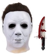Michael Myers Mask &amp; Knife Halloween Costume - £33.08 GBP