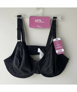 OLGA Warners Black Stretch Underwire Soft Cup Gentle Lift Bra 40D - $37.76 CAD