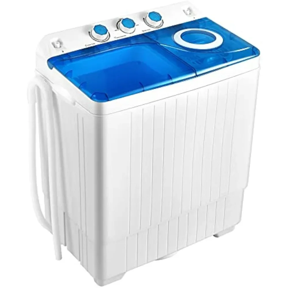 Portable Washing Machine, 2 in 1 Washer and Spinner Combo, 26lbs Capacit... - £208.53 GBP