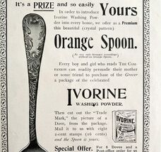 Ivorine Powder 1894 Advertisement Victorian Soap Laundry Orange Spoon AD... - $371.80 MXN Ivorine Powder 1894 Advertisement Victorian Soap Laundry Orange Spoon AD... - $371.80 MXN