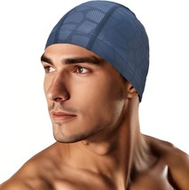 Fabric Swim Cap, Breathable High Stretch Lycra Swimming Cap Keeps Hair C... - $19.96