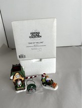 Dept. 56 Christmas Village Accessories End of the Line Set of 2 #56370 1991-1995 - £18.27 GBP