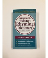 Merriam-Webster&#39;s Rhyming Dictionary by Merriam-Webster (2007, Trade Pap... - $3.08