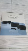 BOSE CineMate GS Series-II Home Theater Speaker System Guide DVD - $8.88