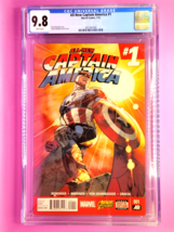 CAPTAIN AMERICA  #1 2015  CGC 9.8  COMBINE SHIPPING Q23 - £58.98 GBP