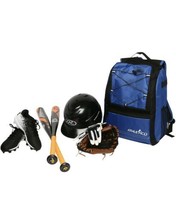 Youth Baseball Backpack Stores 2 bats, helmet, Batting Gloves, Cap &amp; Glove (a)m4 - £117.33 GBP