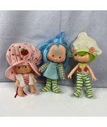 Lot of 3 Vintage Dolls Strawberry Shortcake 1979 - £36.99 GBP