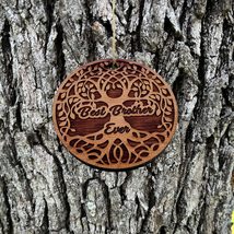 Best Brother Ever Celtic Tree of Life - Cedar Ornament - £15.52 GBP