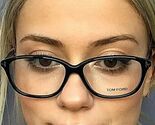 New Tom Ford Women's Eyeglasses Frame Italy TF 16R53/001 54mm Black - $169.99
