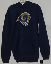 Team Apparel K 8HENM NFL Licensed Los Angeles Rams Youth XL Navy Blue Hoodie - £31.96 GBP