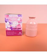 TruuNotion Pink Minimalist Ceramic Flower Vase Small Decorative Flower V... - $10.99