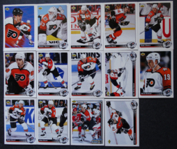 1992-93 Upper Deck UD Philadelphia Flyers Team Set of 14 Hockey Cards - £6.29 GBP