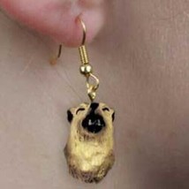 Animal Wildlife TIMBER WOLF Head Resin Dangle Earrings...Reduced Price - £4.71 GBP