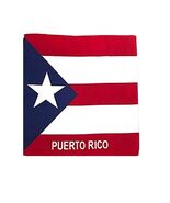 PUERTO RICO FLAG BANDANA Cotton Scarves Scarf Head Hair Neck Band Skull ... - $9.49