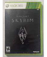 The Elder Scrolls V Skyrim Microsoft Xbox 360 With manual and Map - $12.34