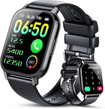 Smart Watch for Men Women(Answer/Make Call), 1.85&quot; HD Touch Screen Fitness Watch - £46.09 GBP+