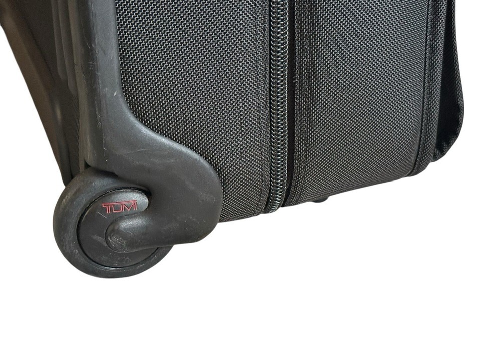 TUMI Alpha 22” Rolling Garment Bag Travel Luggage 22033DH Black Ballistic Nylon Item image 6