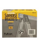 Fulton 2 in. H x 4 in. W Sawhorse Brackets 400 lb. Capacity Black 1 pk - $20.70