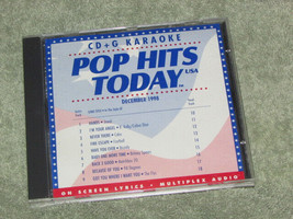 POP HITS TODAY USA December 1998 lyrics on screen Karaoke CD+G (case2-45) - £11.65 GBP