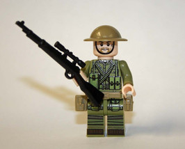 Building Toy British Jungle Infantry C WW2 Army Soldier Minifigure US - £5.11 GBP