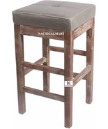 NauticalMart Valencia Bonded Leather Counter Bar &amp; Counter Stools, Vinta... - $492.63 CAD