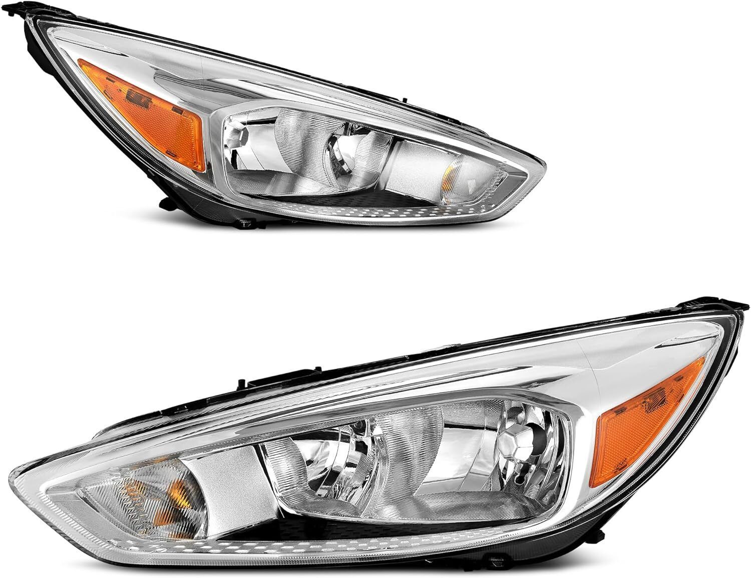 AUTOSAVER88 Headlight Assembly Compatible with 2015-2018 Ford Focus Head... - $216.54