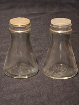 Vintage Adolph&#39;s 3575 Salt &amp; Pepper Shaker Set - Tapered Bell With Pop-O... - $7.68
