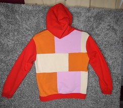 Lego x Target Hoodie Womens X-Small Color Block Red Pink Orange Sweatshirt EUC - £12.49 GBP