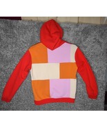 Lego x Target Hoodie Womens X-Small Color Block Red Pink Orange Sweatshi... - £12.36 GBP